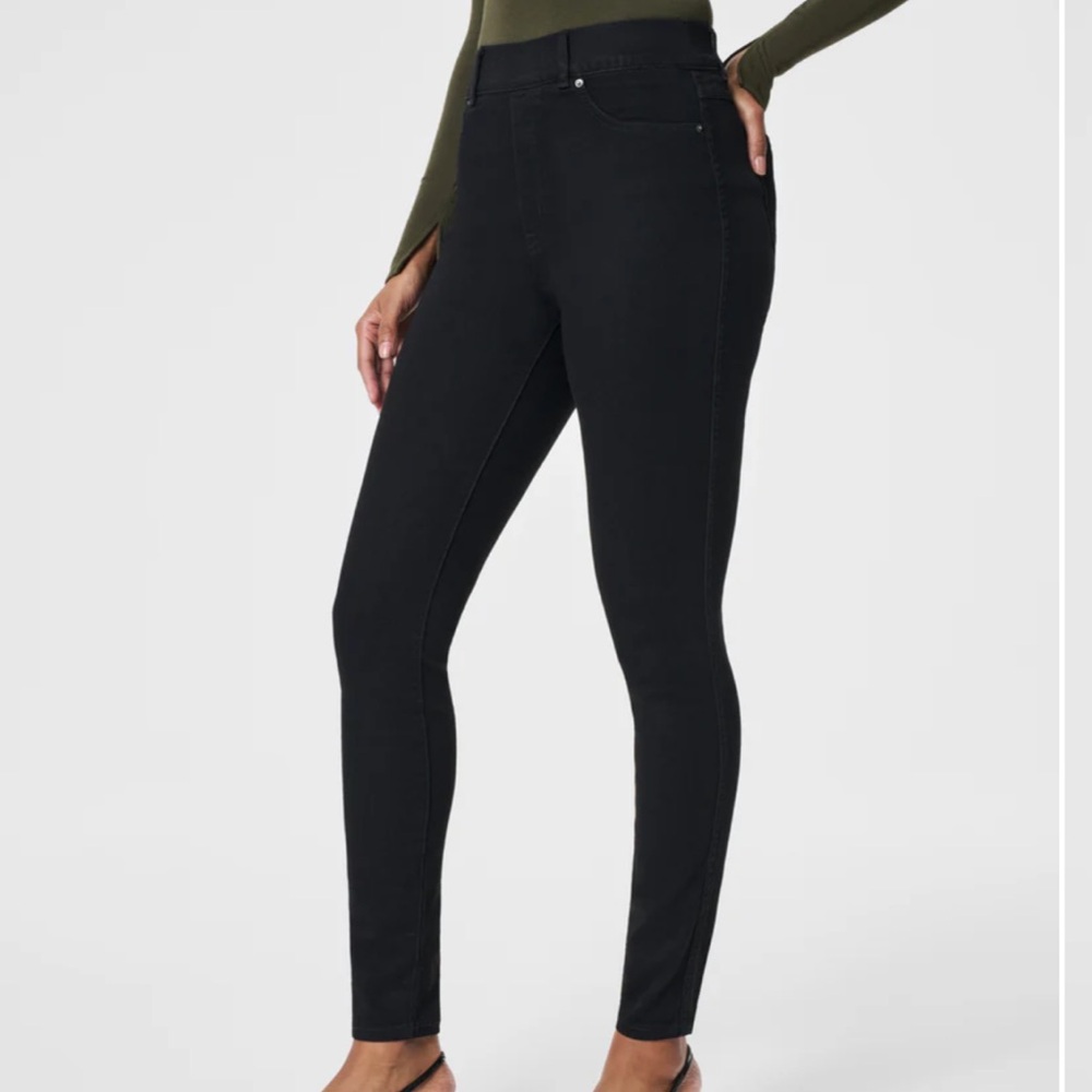 SPANX The Perfect Pant Ankle Slim Leg Ponte Pull-on Black NWOT